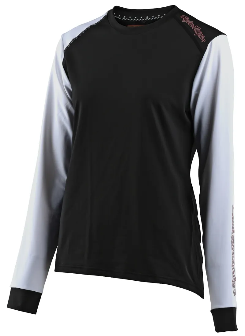 Troy Lee Designs Lilium Womens LS Jersey Black/White