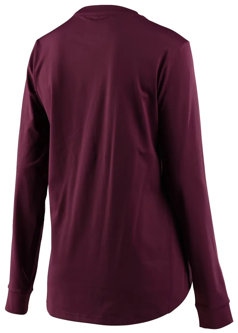 Troy Lee Designs Lilium Womens LS Jersey Deep Fig-1