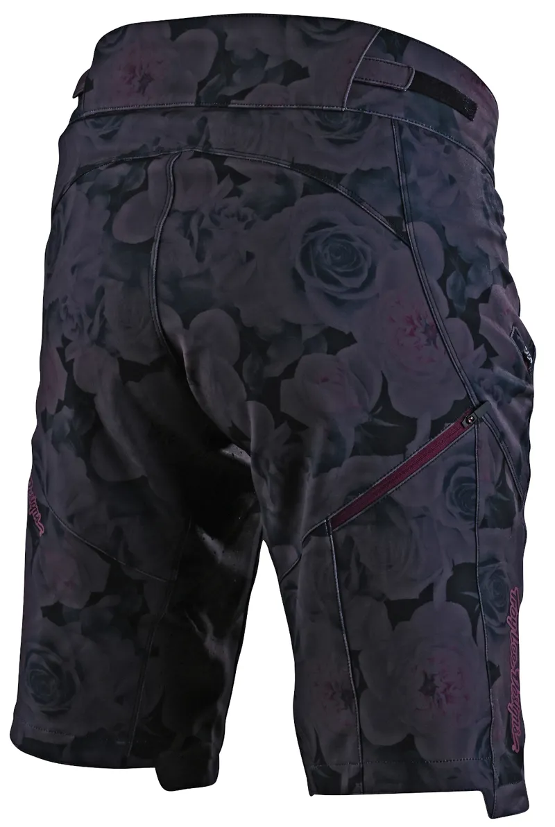 Troy Lee Designs Lilium Womens Shorts without Liner Floral Black-1