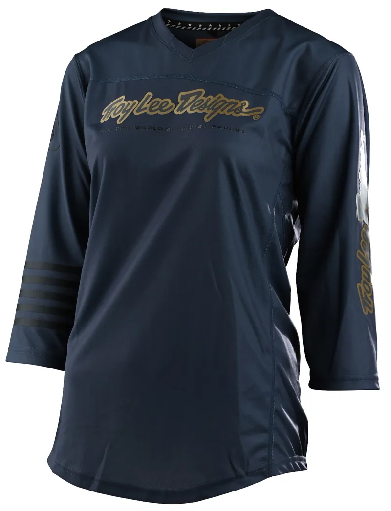 Troy Lee Designs Mischief Womens 3/4 Jersey Charcoal