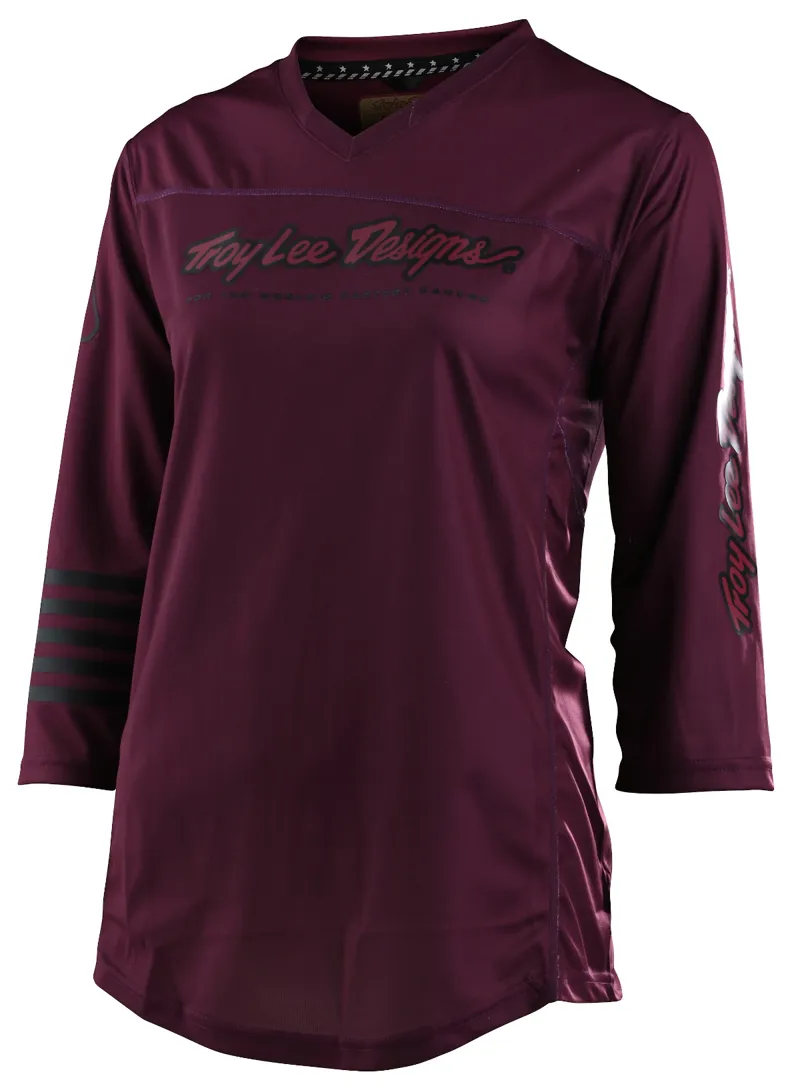 Troy Lee Designs Mischief Womens 3/4 Jersey Deep Fig