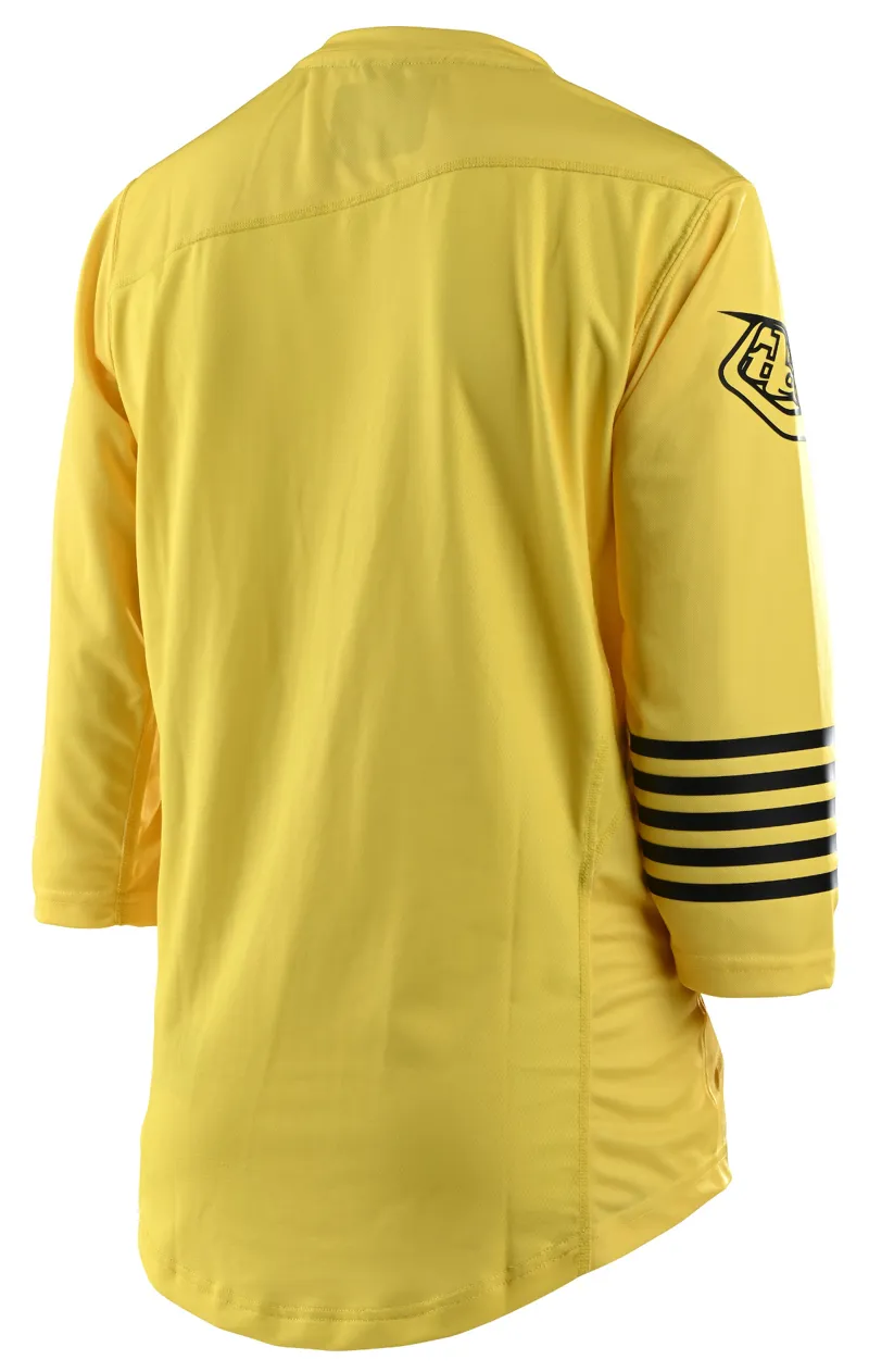 Troy Lee Designs Mischief Womens 3/4 Jersey Yellow-1