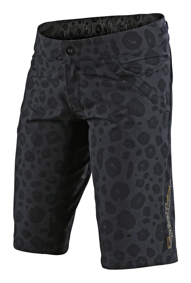 Troy Lee Designs Mischief Womens Shorts without Liner Cheetah Black