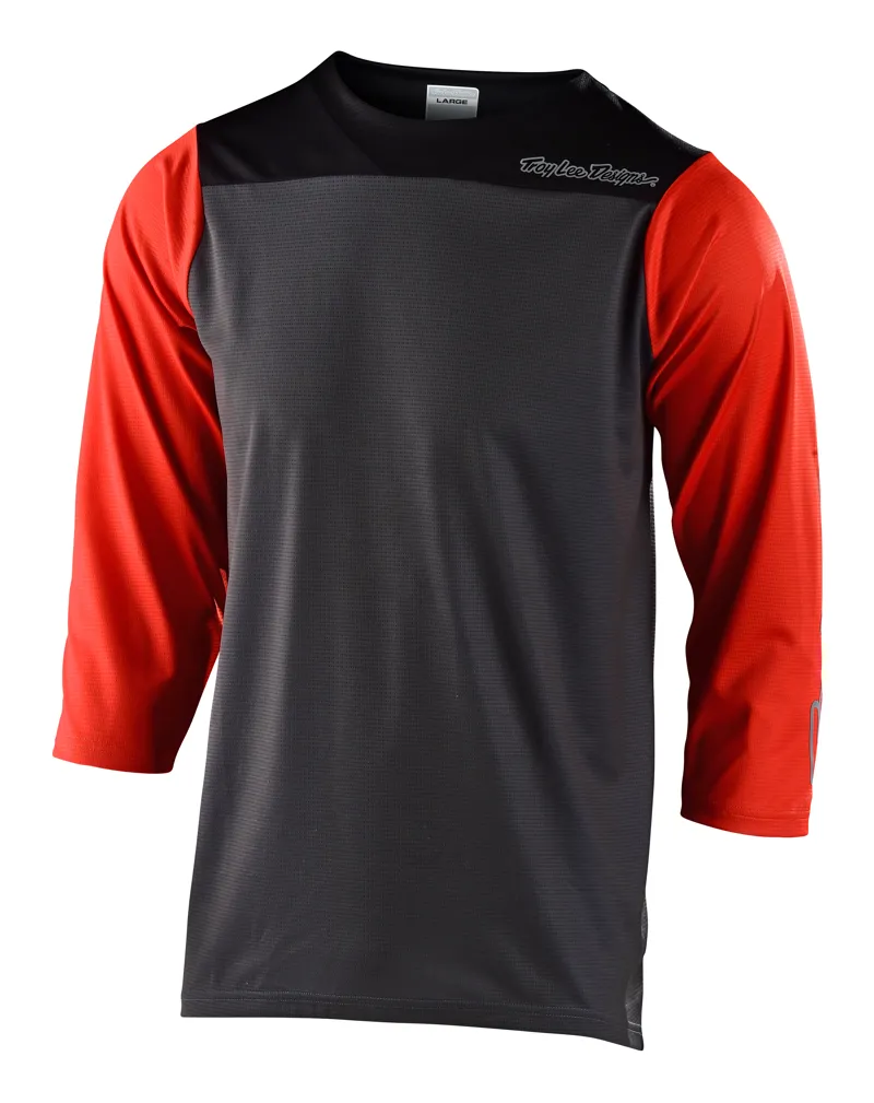 Troy Lee Designs Ruckus 3/4 Jersey Block Grey/Tangerine
