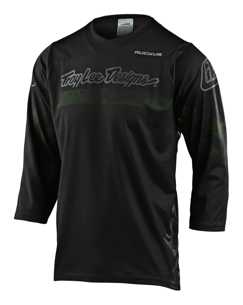 Troy Lee Designs Ruckus 3/4 Jersey Factory Camo Green/Black