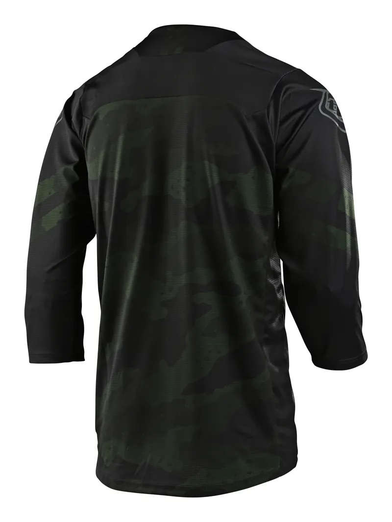 Troy Lee Designs Ruckus 3/4 Jersey Factory Camo Green/Black-1