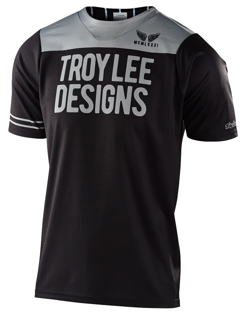 Troy Lee Designs Skyline SS Jersey Pinstripe Black/Gray