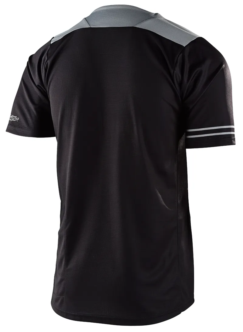 Troy Lee Designs Skyline SS Jersey Pinstripe Black/Gray-1