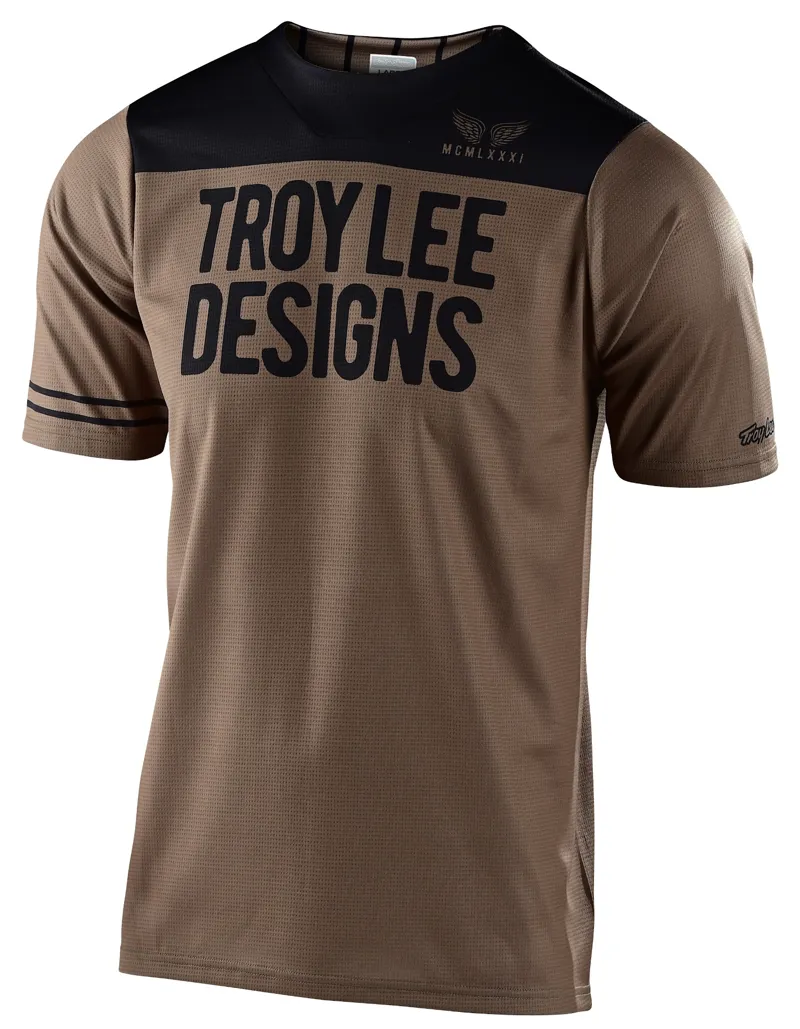 Troy Lee Designs Skyline SS Jersey Pinstripe Block Walnut/Black