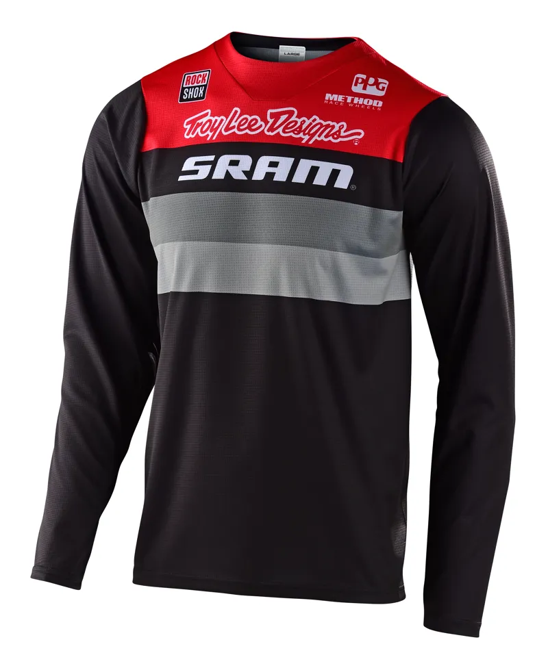 Troy Lee Designs Skyline LS Jersey Continental Sram Black/Red