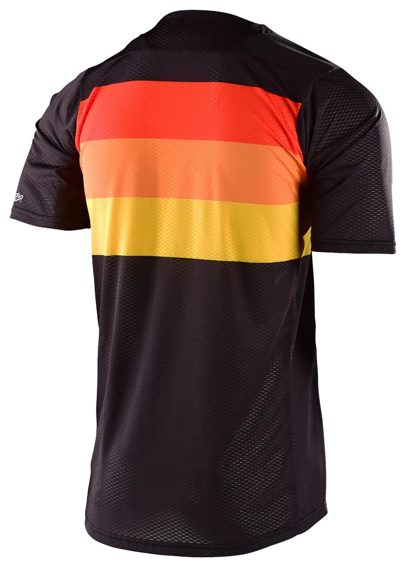 Troy Lee Designs Skyline Air SS Jersey Continental Black/Yellow-1