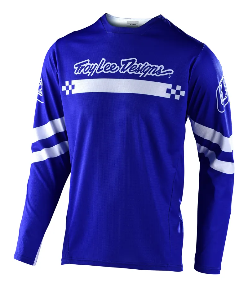Troy Lee Designs Sprint Youth Jersey Factory Royal Blue/White