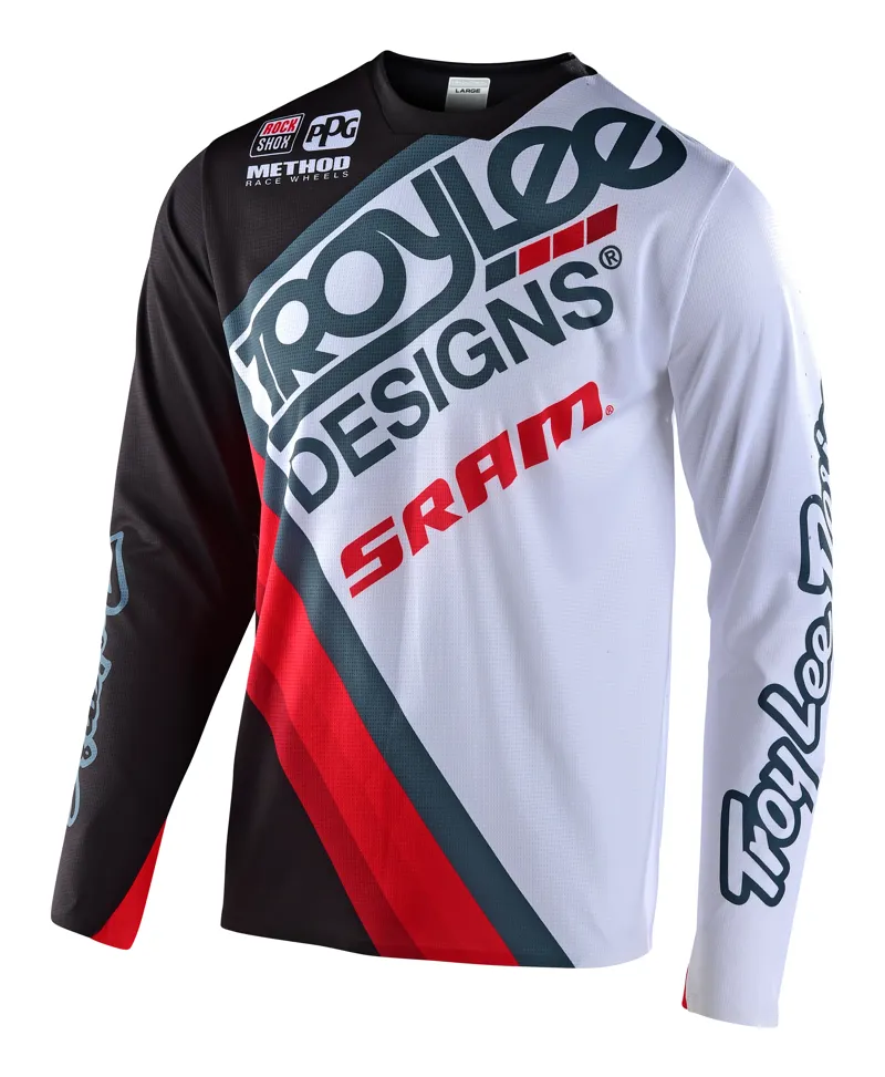 Troy Lee Designs Sprint Ultra LS Jersey Sram Black/White