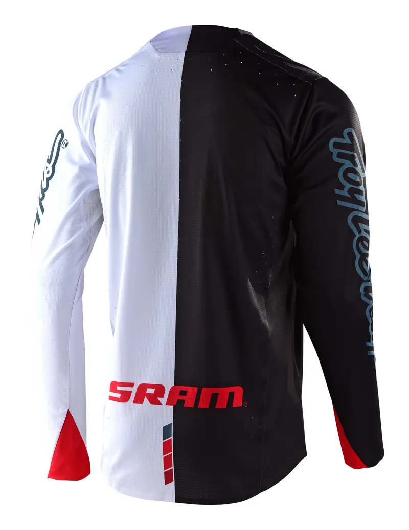 Troy Lee Designs Sprint Ultra LS Jersey Sram Black/White-1