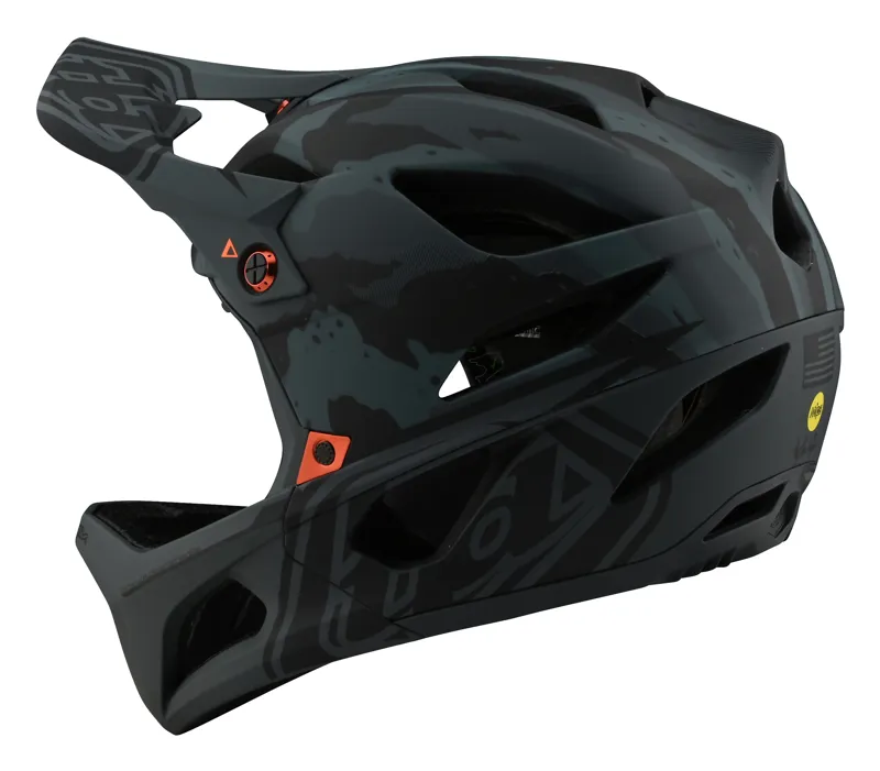 Troy Lee Designs Stage Full Face MIPS MTB Helmet Camo Green-1