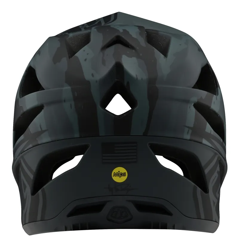 Troy Lee Designs Stage Full Face MIPS MTB Helmet Camo Green-2