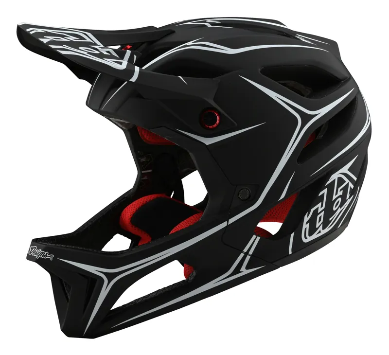 Troy Lee Designs Stage Full Face MIPS MTB Helmet Pinstripe/White