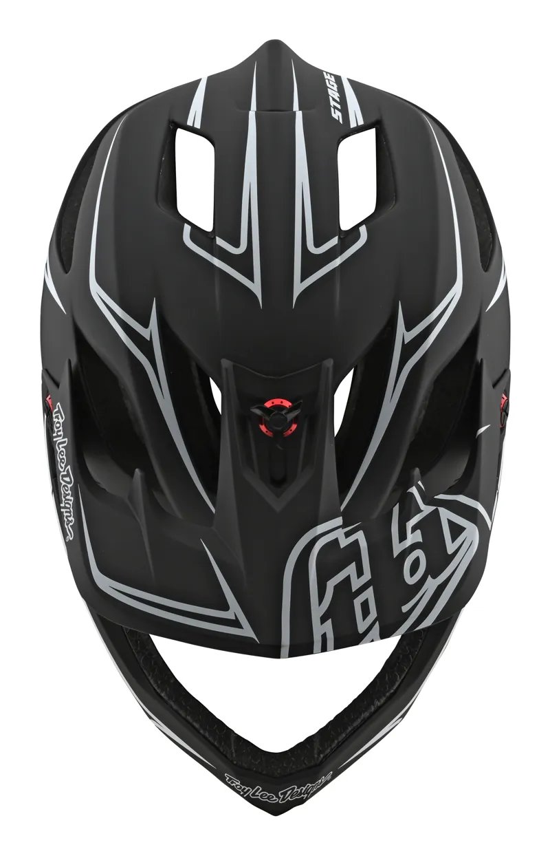 Troy Lee Designs Stage Full Face MIPS MTB Helmet Pinstripe/White-4