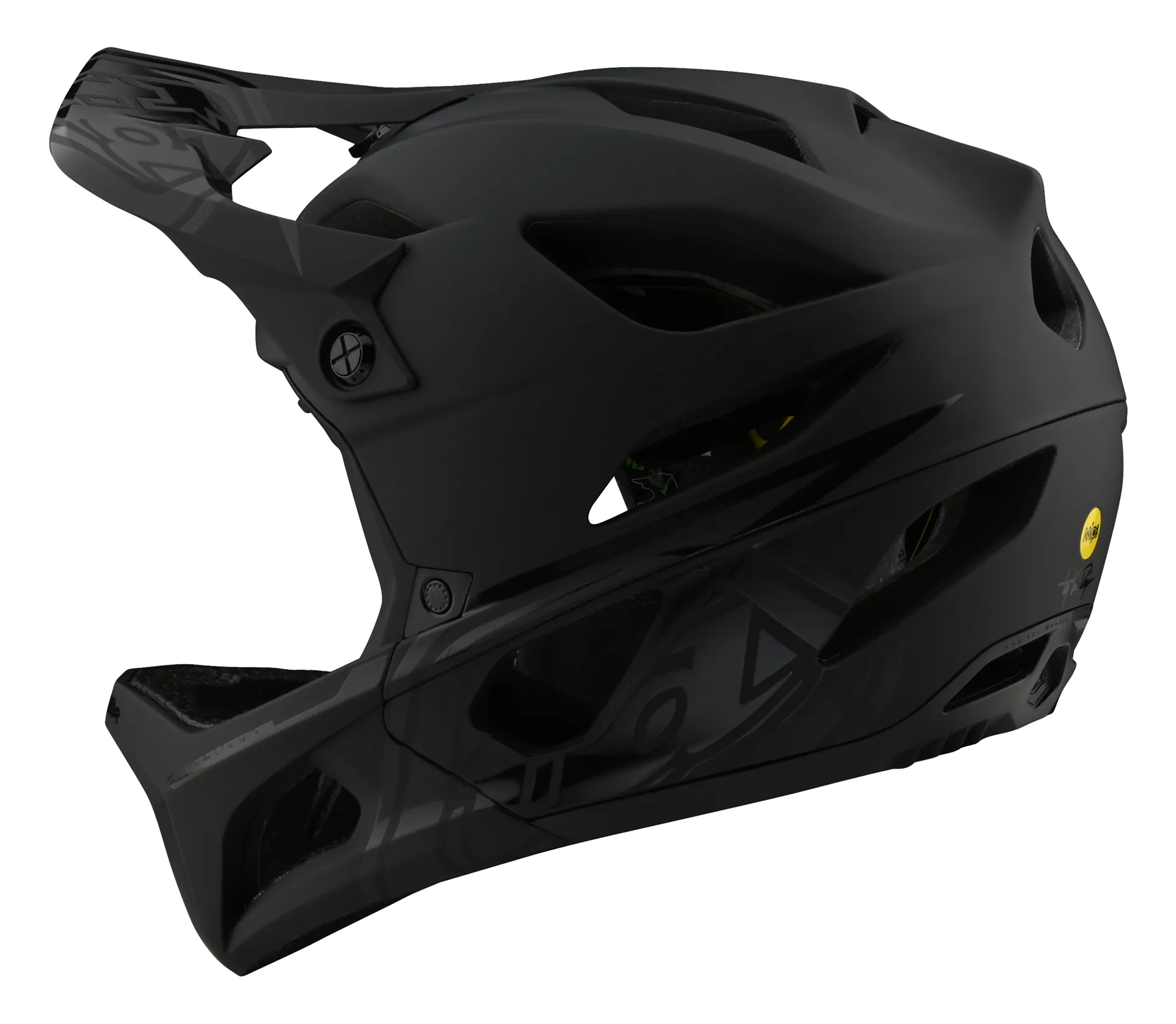 mtb helmet troy lee designs stage mips stealth helmet
