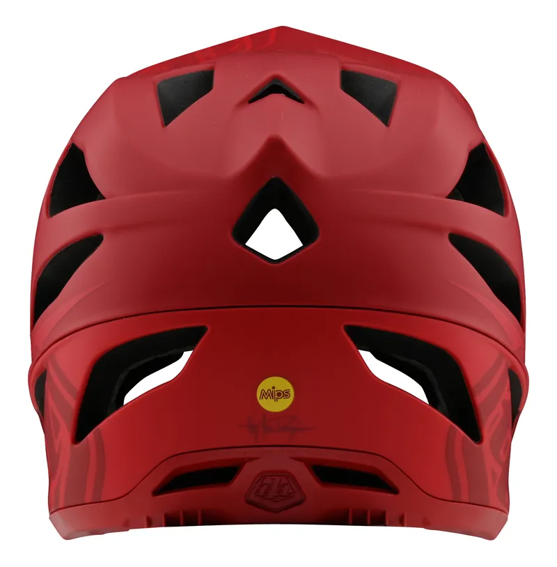 Troy Lee Designs Stage Full Face Mtb Helmet Stealth Red-2
