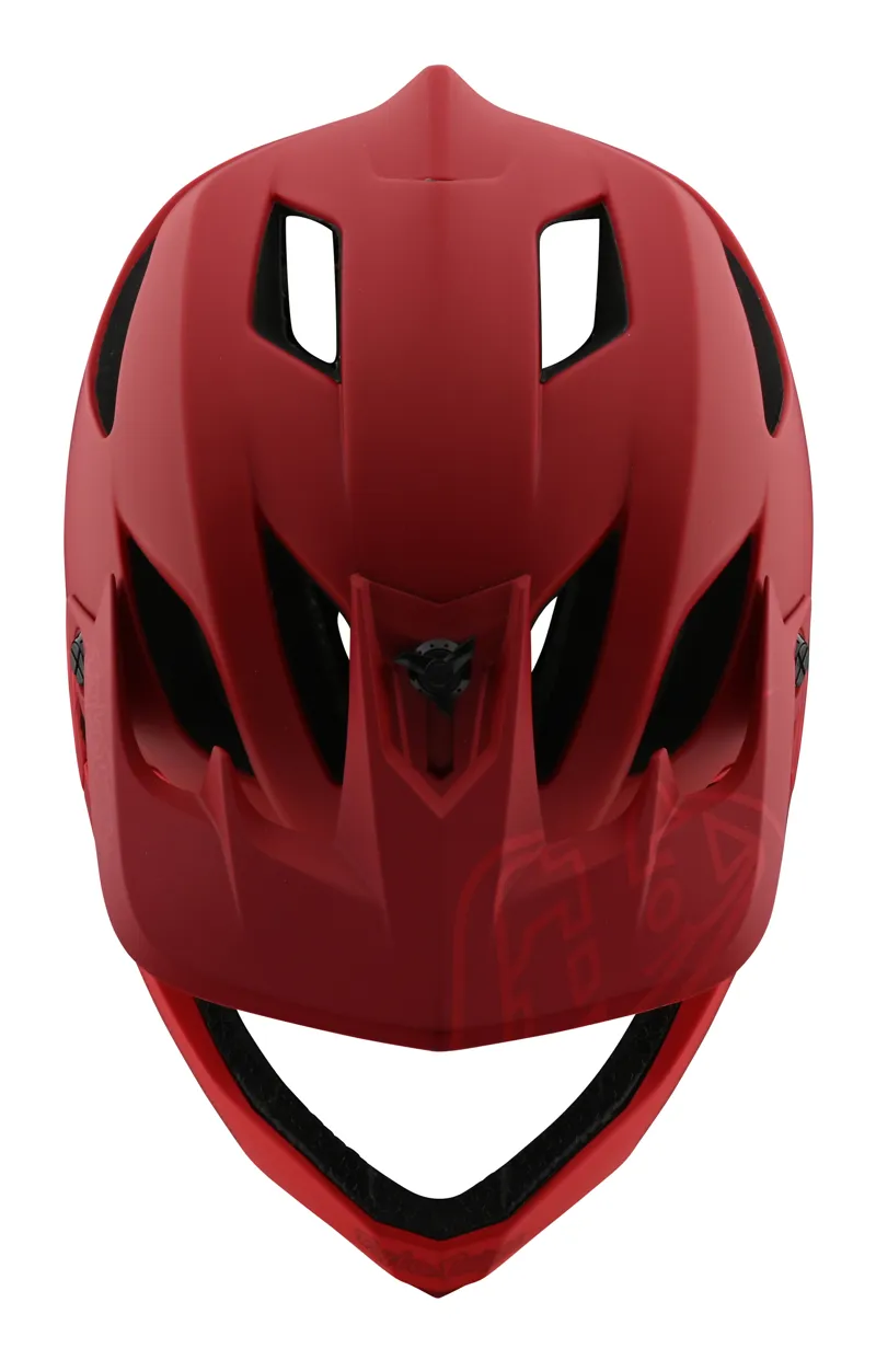 Troy Lee Designs Stage Full Face Mtb Helmet Stealth Red-4