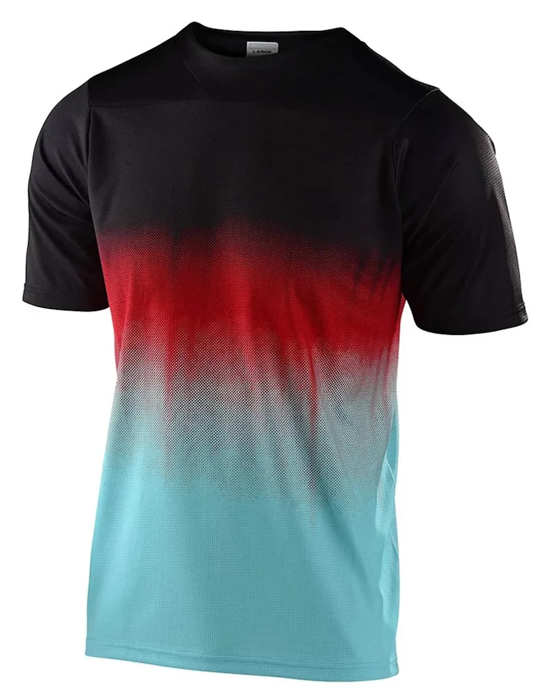 Troy Lee Designs Skyline Youth SS Jersey Staind Black /Turquoise