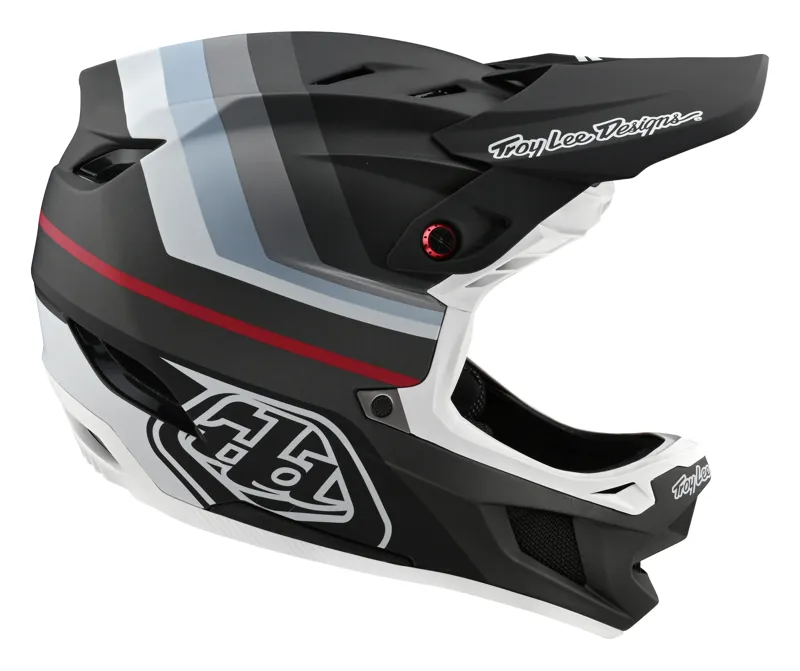 Troy Lee Designs D4 Composite Full Face MTB Helmet Mirage Black/Silver-3