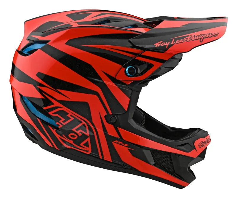 Troy Lee Designs D4 Composite Full Face MTB Helmet Slash Orange-3