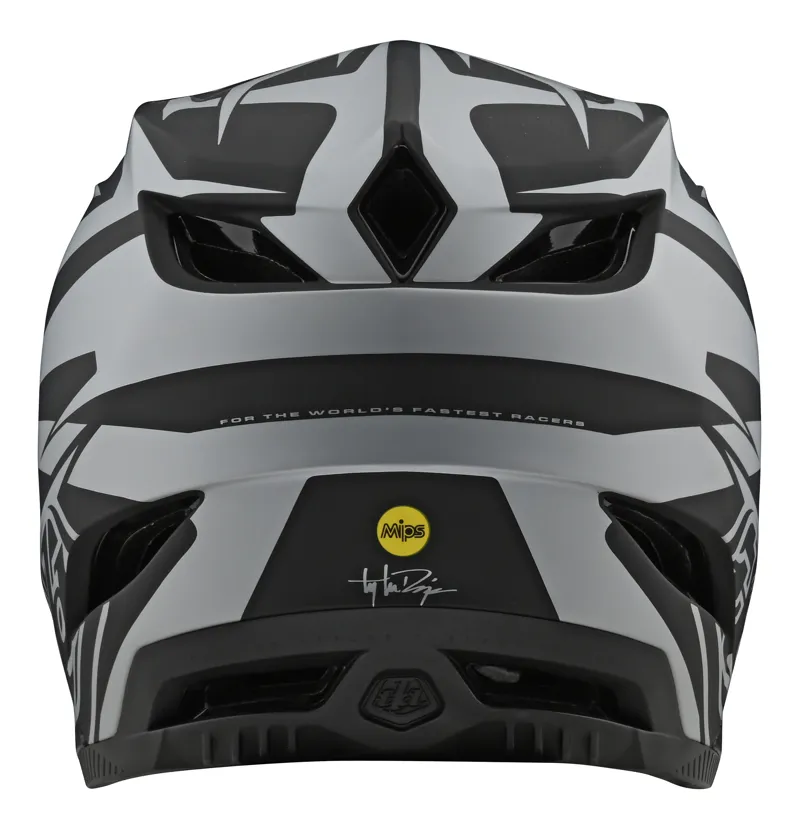 Troy Lee D4 Composite Full Face MTB Helmet Slash Black/Silver-2