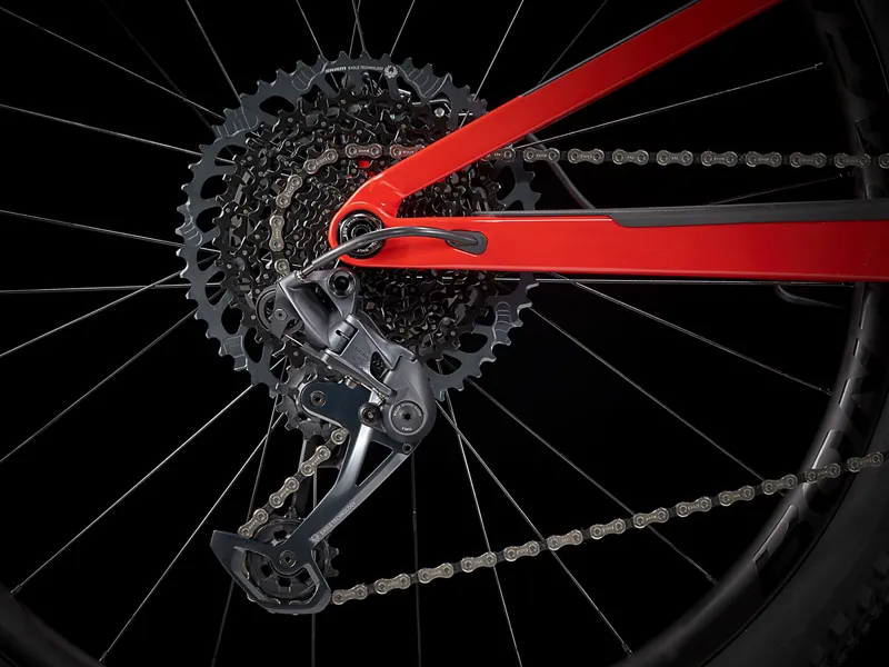 Trek Top Fuel 9.8 GX 29er Mountain Bike 2021 Red/Matte Carbon Smoke-8