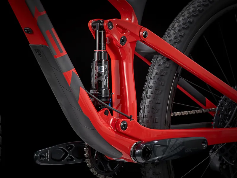 Trek Top Fuel 9.8 GX 29er Mountain Bike 2021 Red/Matte Carbon Smoke-3