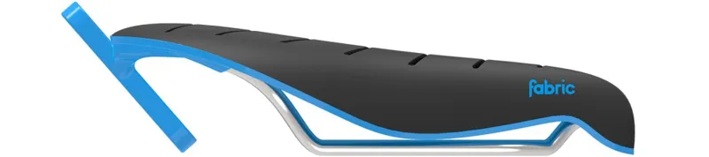 Fabric Tri Flat Elite Saddle Black/Blue-1