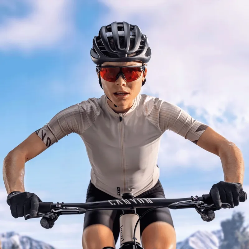 Oakley Spheara Sunglasses High Bridge Fit Matte Grey Smoke/Prizm Trail Torch Lens-8