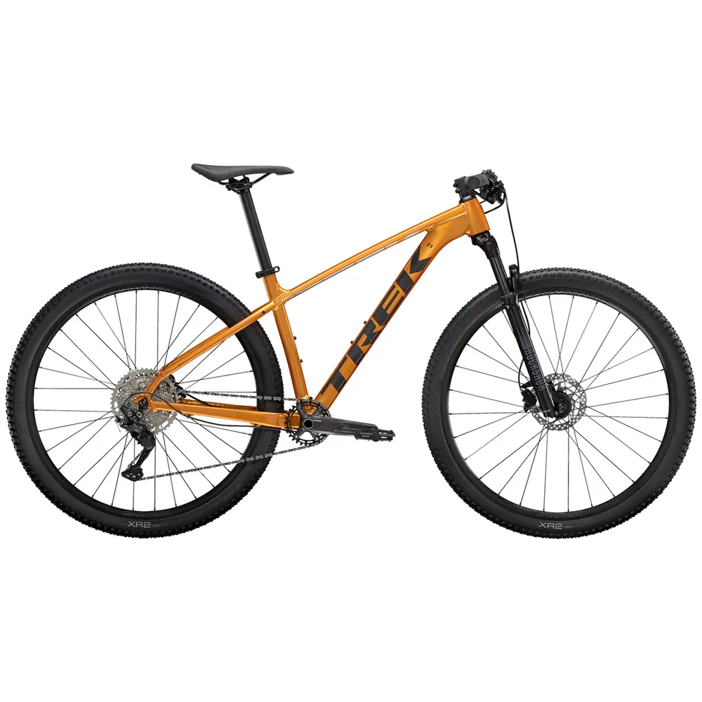 Image of Trek X-Caliber 7 Hardtail Mountain Bike 2021 Factory Orange/Grey