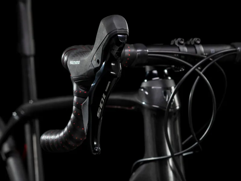 Trek Domane SL 5 Disc Road Bike 2019 Dnister Black/Viper Red-1