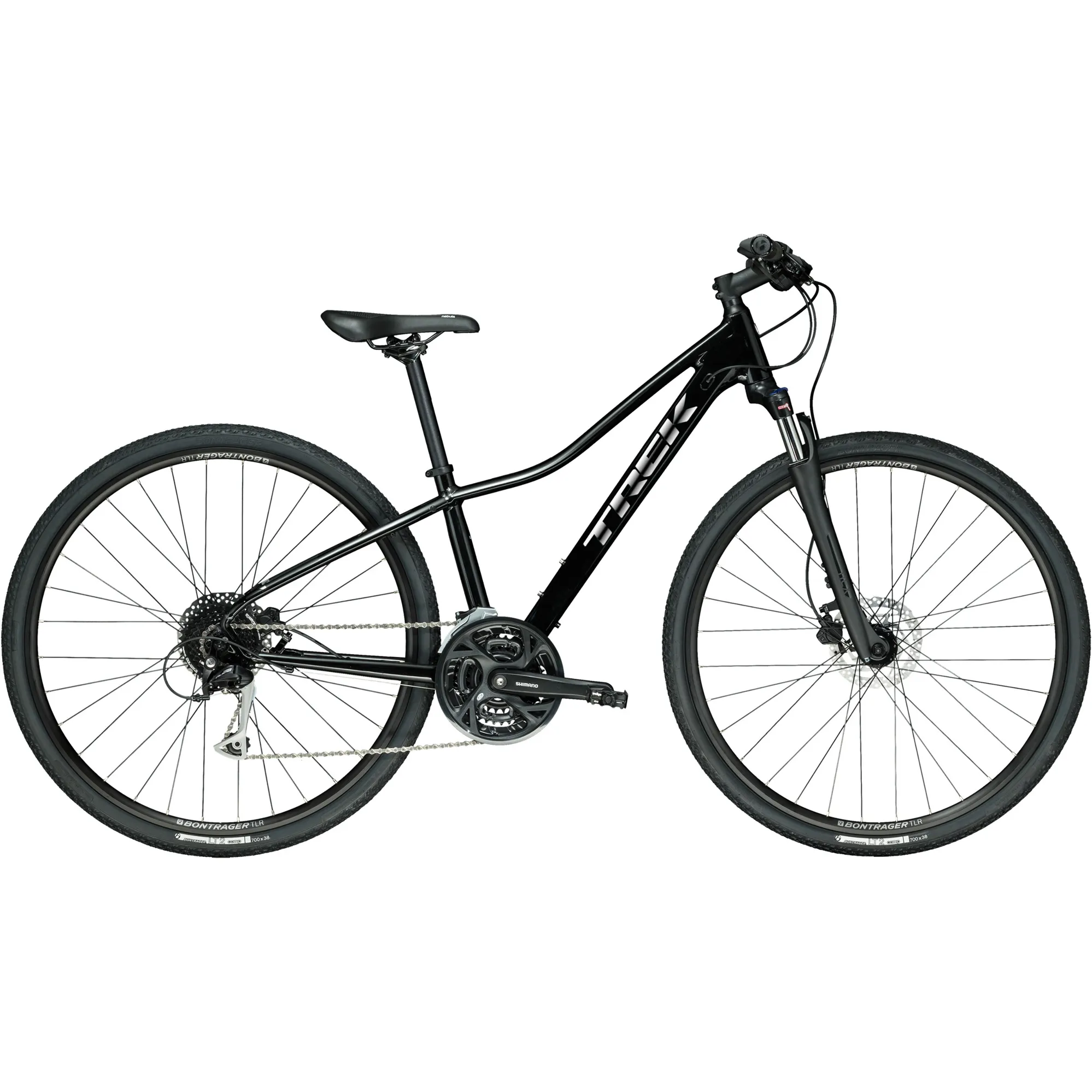 Trek Dual Sport 3 Womens Hybrid Bike 2019 Trek Black Trek Dual Sport 3 Womens Hybrid Bike 2019 Trek Black