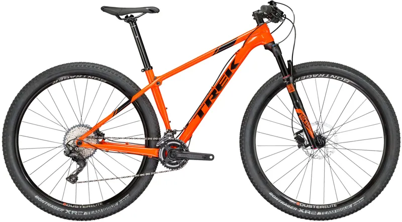 trek orange hybrid bike