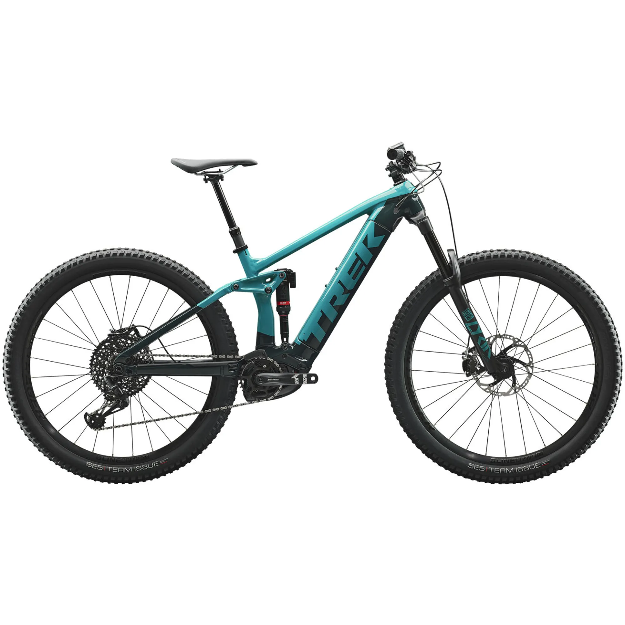 Trek Rail 9 GX Eagle Electric Mountain Bike 2020 Teal and nautical navy Trek Rail 9 GX Eagle Electric Mountain Bike 2020 Teal and nautical navy