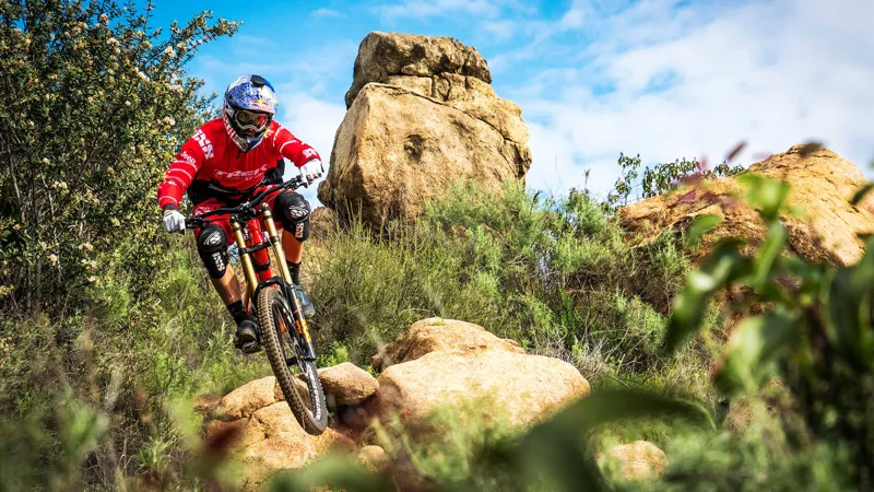 Trek Session 9.9 DH 27.5 Mountain Bike 2016 Viper Red/White-5