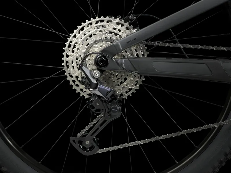 Trek Top Fuel 5 Deore Mountain Bike 2024 Matte Dnister Black-4