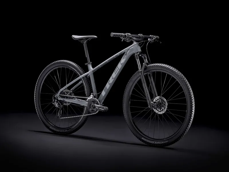 trek mountain bike grey