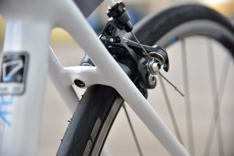 Ex Demo Trek Emonda SL 6 Womens Road Bike 2015 52 White/Cyan-3