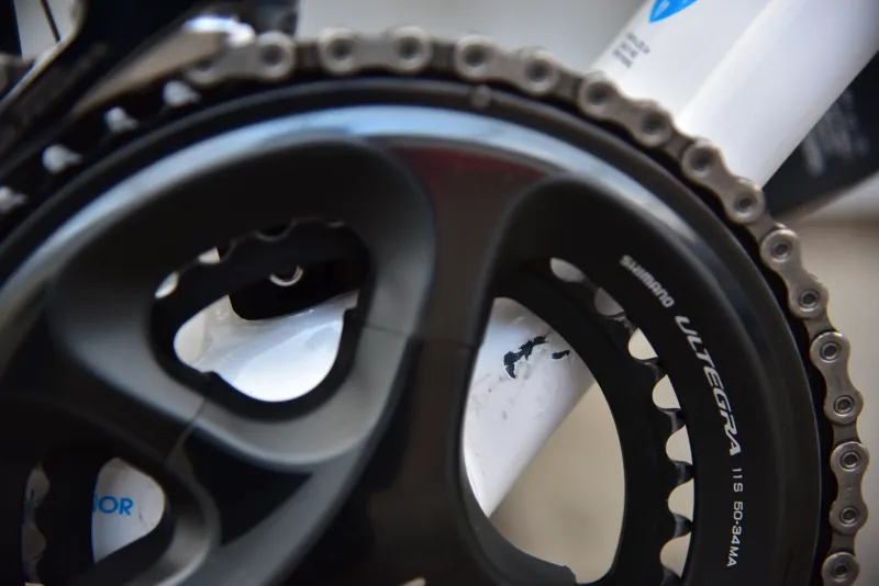 Ex Demo Trek Emonda SL 6 Womens Road Bike 2015 52 White/Cyan-4