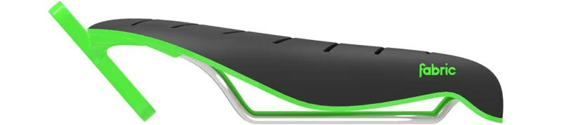 Fabric Tri Flat Elite Saddle Black/Green-1