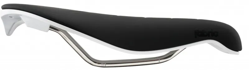 Fabric Tri Flat Race Saddle Black/White-1