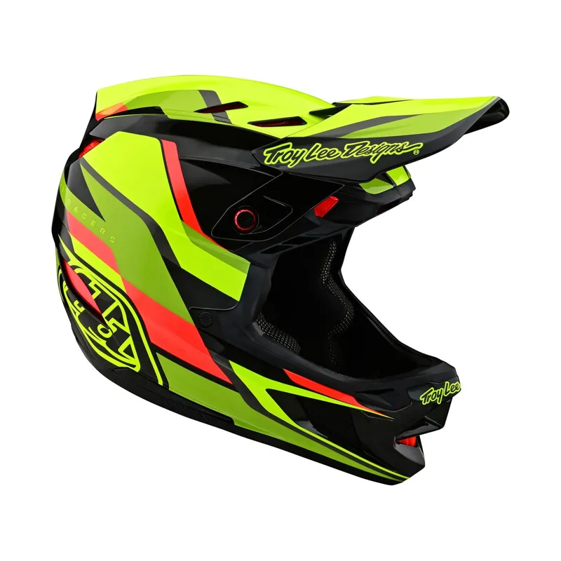 Troy Lee Designs D4 Carbon Mips Full Face Helmet Omega Black/Yellow-5