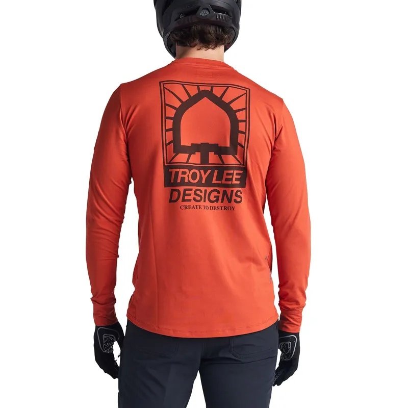 Troy Lee Designs Ruckus LS Tee Create To Destroy Brick-7