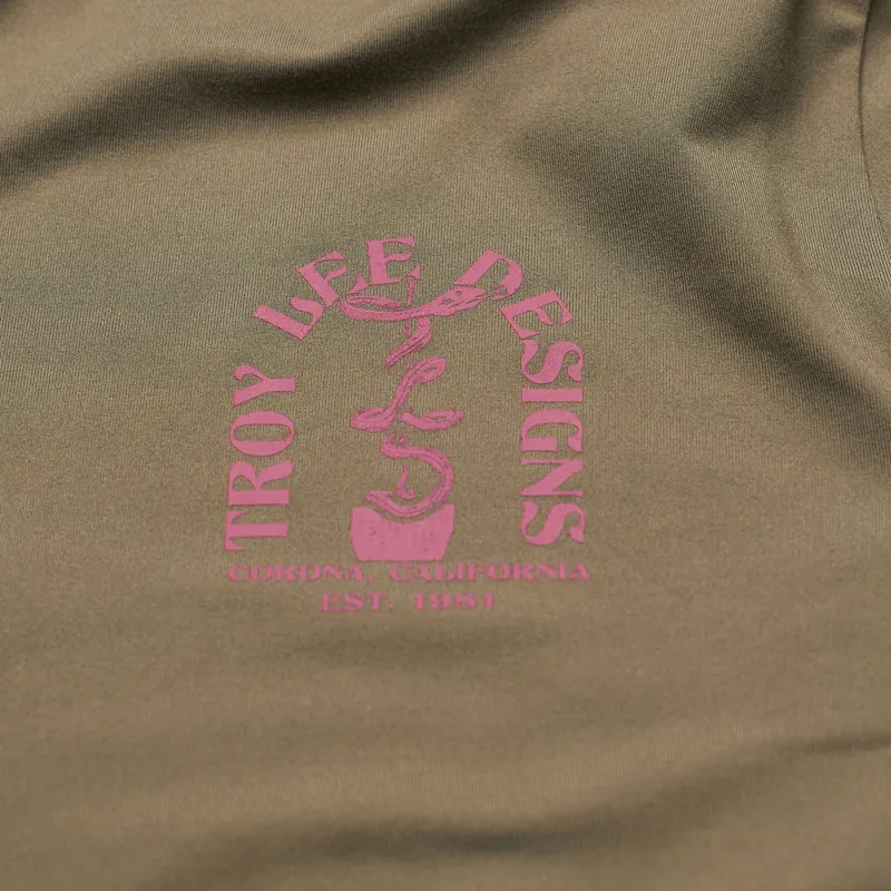 Troy Lee Designs Ruckus LS Tee Fangs Olive-1