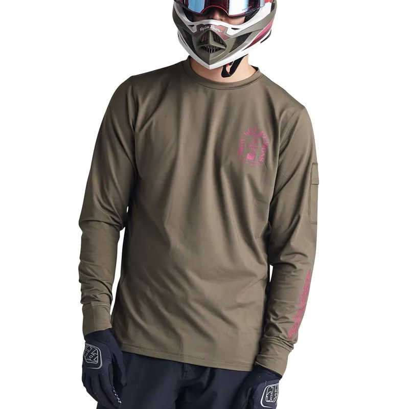 Troy Lee Designs Ruckus LS Tee Fangs Olive-3