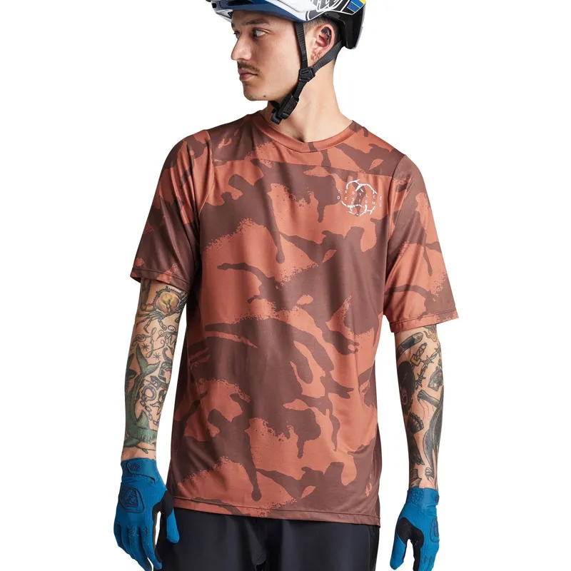 Troy Lee Designs Skyline SS MTB Jersey Shadow Camo Brick-5